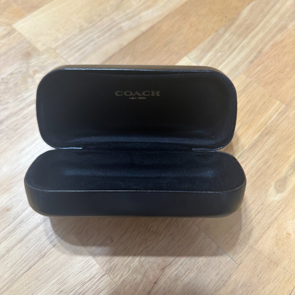 Coach Sunglass Eyeglass Eyewear Black Hard Shell Eyeglasses Case‎ Only